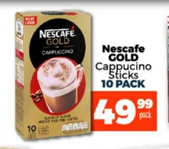 Take 'n Pay Nescafe Gold Cappuccino Sticks 10 Pack offer