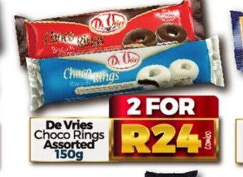 Take 'n Pay De Vries Choco Rings Assorted 150g offer