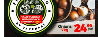 Take 'n Pay Onions 7kg offer