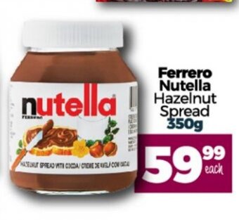 Take 'n Pay Ferrero Nutella Hazelnut Spread 350g offer