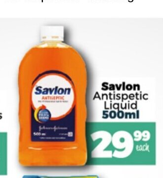 Take 'n Pay Savlon Antiseptic Liquid 500ml offer