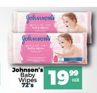 Take 'n Pay Johnson's Baby Wipes 72's offer