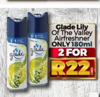 Glade Lily Of the Valley Airfreshner ONLY 180ml