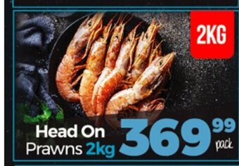 Take 'n Pay Head On Prawns 2kg offer