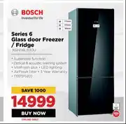 HiFi Corp Bosch Series 6 Glass Door Freezer/Fridge KGN56LB30U offer