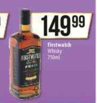 Spar Tops Firstwatch Whisky 750ml offer