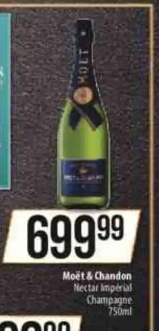 Moet & Chandon nectar Imperial Champagne 750ml