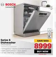 HiFi Corp Bosch Series 6 Dishwasher SM545NI00T offer