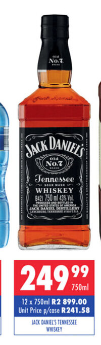 Ultra Liquors Jack Daniel's Tennessee Whiskey 750ml offer
