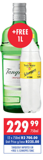 Ultra Liquors Tanqueray Imported Gin 750ml offer