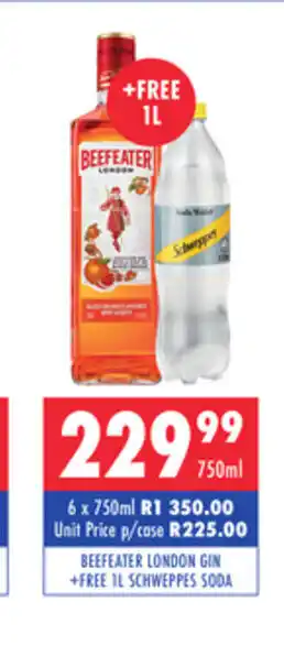 Ultra Liquors Beefeater London Gin 750mL offer