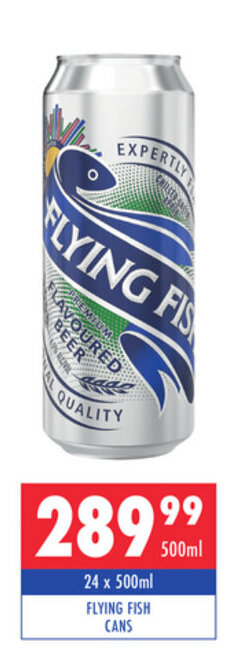 Ultra Liquors Flying Fish Cans 24 x 500ml offer