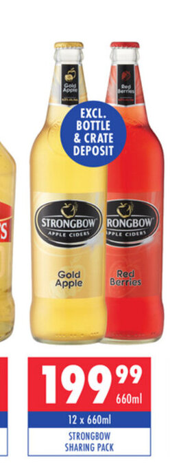 Strongbow Sharing Pack 12 x 660ml