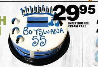 Choppies Independence Cream Cake offer