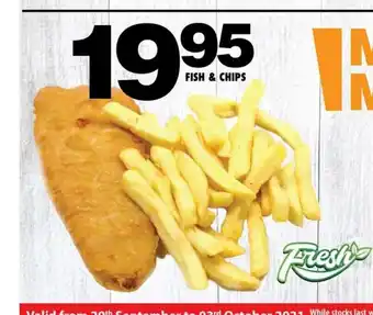 Choppies Fish & Chips offer