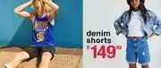 Denim Shorts-Each
