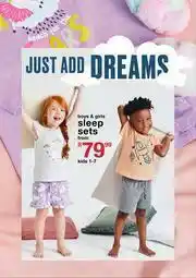 MRP Boys & Girls Sleep Sets (Kids 1-7)-Each offer