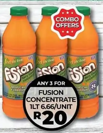 1UP Fusion Concentrate 1lt offer