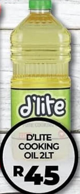 1UP D'Lite Cooking Oil 2lt offer