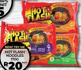 1UP Hot Flash Noodles 170g offer