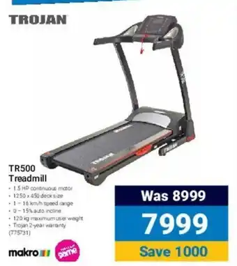 Makro Trojan TR500 Treamill offer