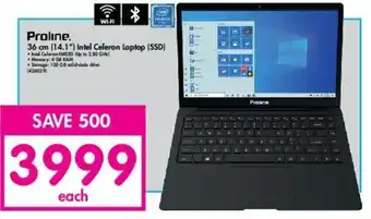 Makro Proline 36cm (14.1") Intel Celeron Laptop (SSD) offer