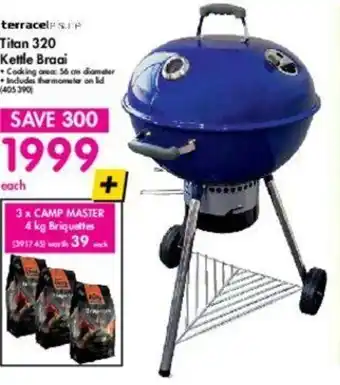 Makro Terracel Titan 320 Kettle Braai offer
