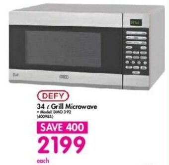Makro Defy Grill Microwave 34L offer