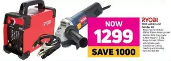 Makro Ryobi Welder and Grinder Kit 160A offer