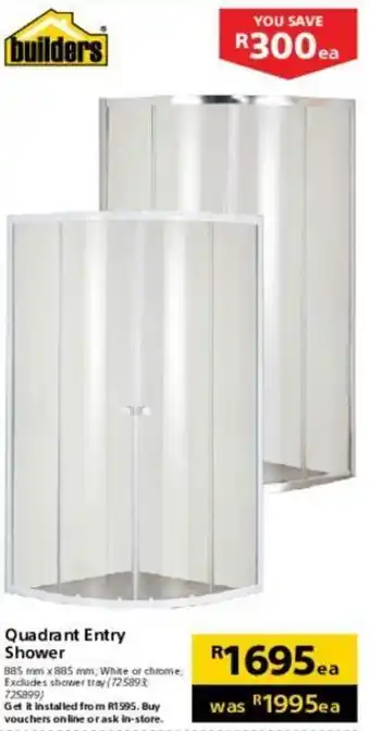 Makro Quadrant Entry Shower offer