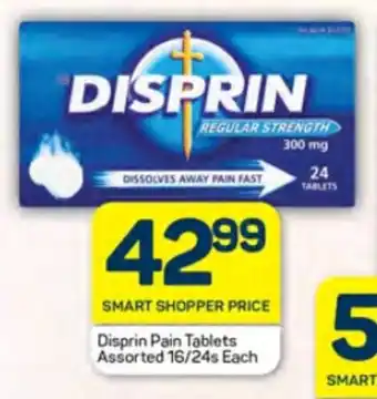 Pick n Pay Hypermarket Disprin Pain Tablets Assorted 16/24s Each offer