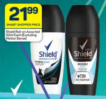 Pick n Pay Hypermarket Shield Roll-on Assorted 50ml Each offer