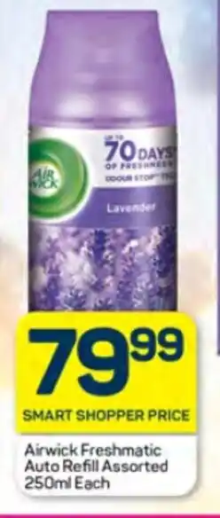 Pick n Pay Hypermarket Airwick Freshmatic Auto Refill Assorted 250ml Each offer