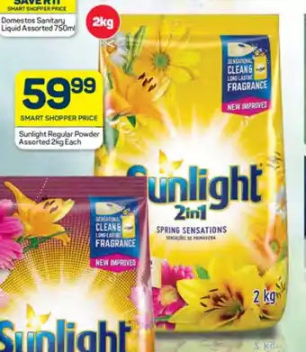 Pick n Pay Hypermarket Sunlight Regular Powder Assorted 2kg Each offer