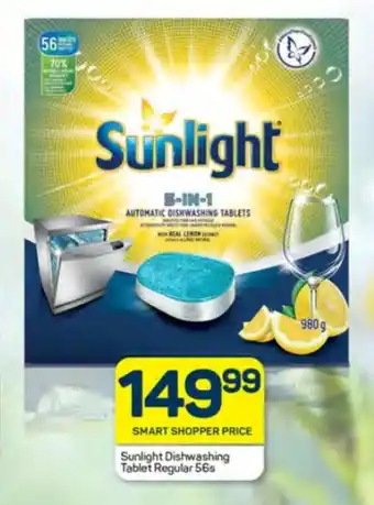Pick n Pay Hypermarket Sunlight Dishwashing Tablet Regular 56s offer