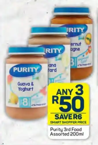 Pick n Pay Hypermarket Purity 3rd Food Assorted 200ml offer