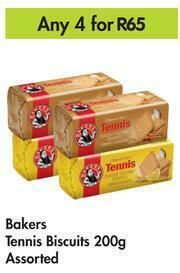 Game Bakers Tennis Biscuits Assorted-For Any 4 x 200g offer