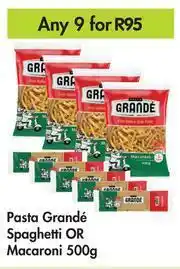 Game Pasta Grande Spaghetti Or Macaroni-For Any 9 x 500g offer