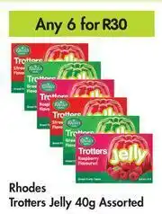 Game Rhodes Trotters Jelly Assorted-For Any 6 x 40g offer