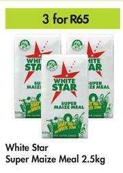 Game White Star Super Maize Meal-For 3 x 2.5Kg offer