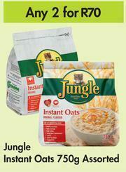 Game Jungle Instant Oats Assorted-For Any 2 x 750g offer