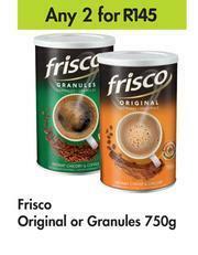 Game Frisco Original Or Granules-For Any 2 x 750g offer