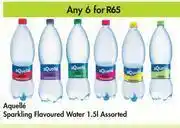 Game Aquelle Sparkling Flavoured Water Assorted-For Any 6 x 1.5Ltr offer