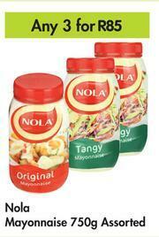Game Nola Mayonnaise Assorted-For Any 3 x 750g offer