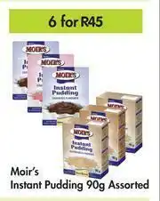 Game Moir's Instant Pudding Assorted-For 6 x 90g offer