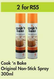 Game Cook n Bake Original Non-Stick Spray-For 2 x 300ml offer