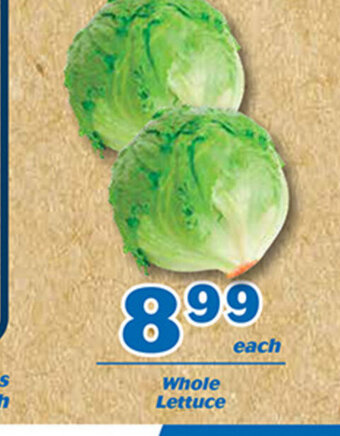 Whole Lettuce each