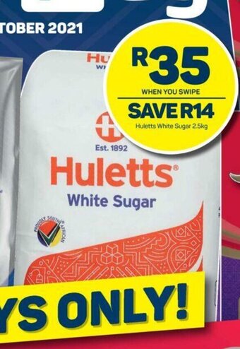 Pick n Pay Huletts White Sugar 2.5kg offer