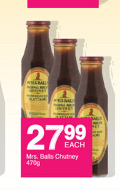 Save Mrs. Balls Chutney 470g offer