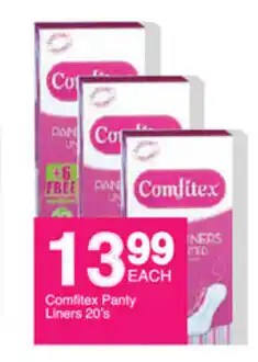 Save Comflex Panty Liners 20's offer